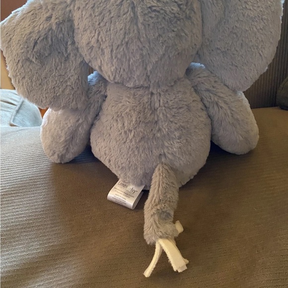 Lambs & Ivy Gray Plush Elephant Toy - Picture 7 of 12